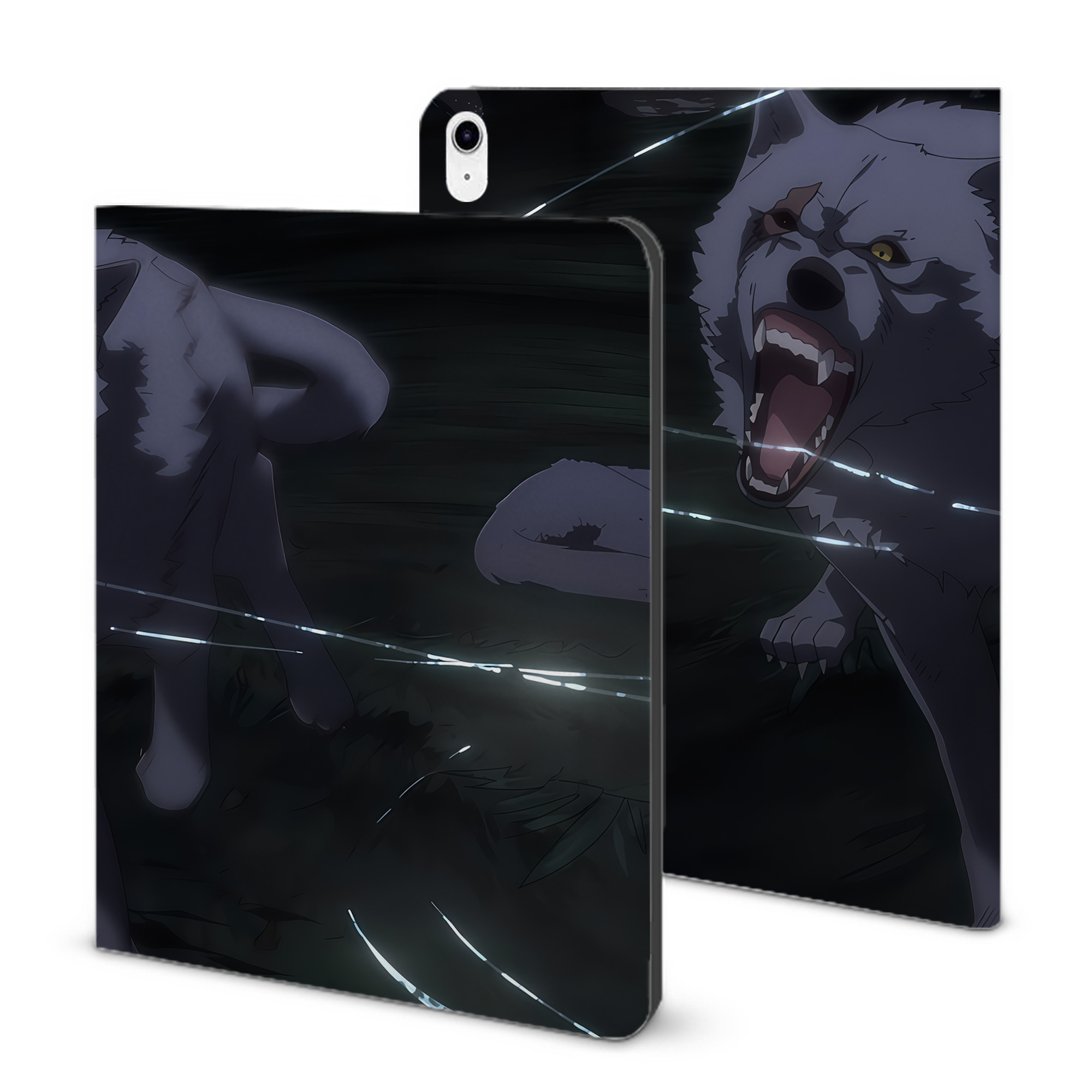 （画像用） 転スラ Regarding Reincarnated to Slime IPad ケース ブック型 PUレザー TPU 耐衝撃 軽量 薄型 ペン収納なし 全面保護 IPad 各モデル対応